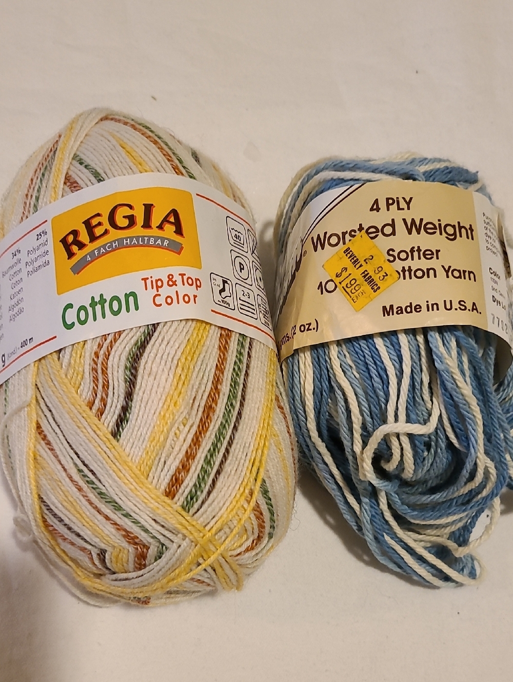 Cotton Yarn Crochet Crafts Skein Regia